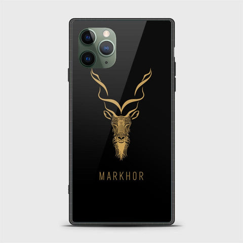 iPhone 11 Pro Max Cover - Markhor Series - HQ Ultra Shine Premium Infinity Glass Soft Silicon Borders Case