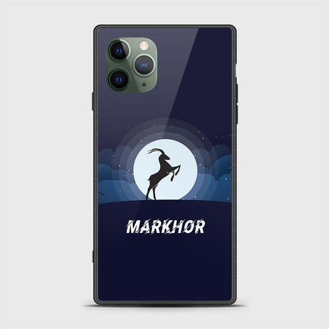 iPhone 11 Pro Max Cover - Markhor Series - HQ Ultra Shine Premium Infinity Glass Soft Silicon Borders Case