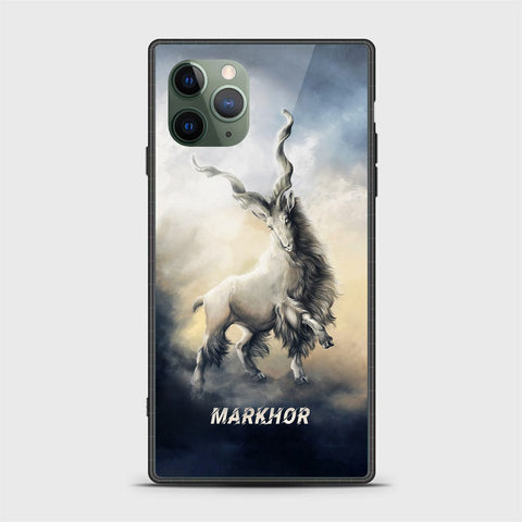 iPhone 11 Pro Max Cover - Markhor Series - HQ Ultra Shine Premium Infinity Glass Soft Silicon Borders Case