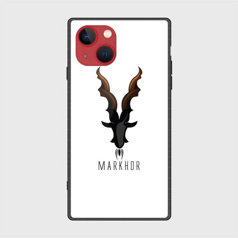 iPhone 13 Mini Cover - Markhor Series - HQ Ultra Shine Premium Infinity Glass Soft Silicon Borders Case