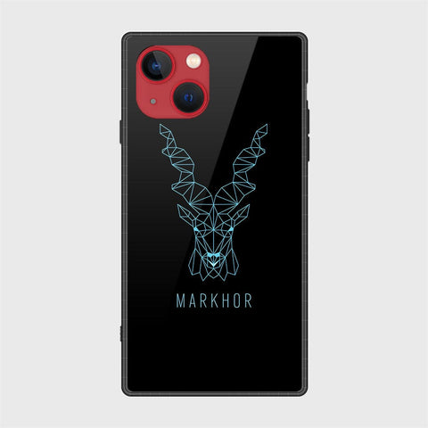 iPhone 13 Mini Cover - Markhor Series - HQ Ultra Shine Premium Infinity Glass Soft Silicon Borders Case