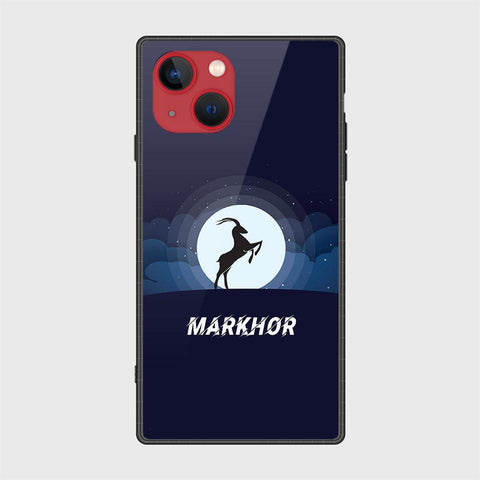 iPhone 13 Mini Cover - Markhor Series - HQ Ultra Shine Premium Infinity Glass Soft Silicon Borders Case