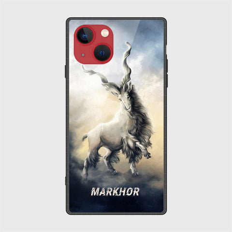 iPhone 13 Mini Cover - Markhor Series - HQ Ultra Shine Premium Infinity Glass Soft Silicon Borders Case