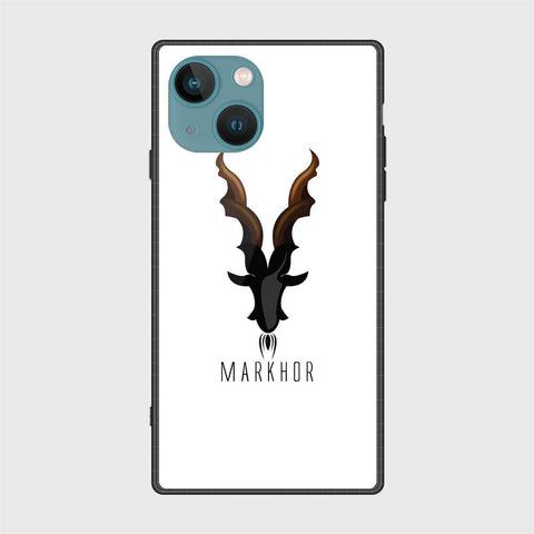 iPhone 14 Cover - Markhor Series - HQ Ultra Shine Premium Infinity Glass Soft Silicon Borders Case