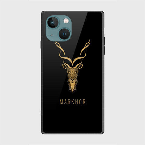 iPhone 14 Plus Cover - Markhor Series - HQ Ultra Shine Premium Infinity Glass Soft Silicon Borders Case