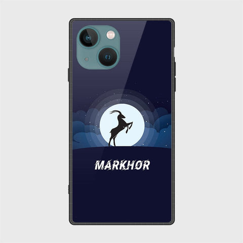 iPhone 14 Plus Cover - Markhor Series - HQ Ultra Shine Premium Infinity Glass Soft Silicon Borders Case