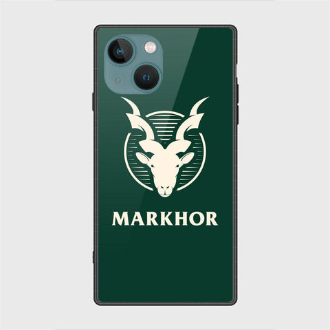 iPhone 14 Plus Cover - Markhor Series - HQ Ultra Shine Premium Infinity Glass Soft Silicon Borders Case