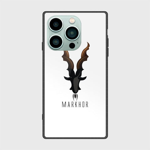 iPhone 14 Pro Max Cover - Markhor Series - HQ Ultra Shine Premium Infinity Glass Soft Silicon Borders Case