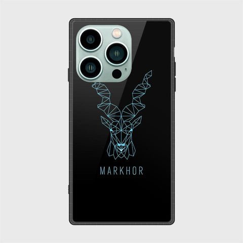 iPhone 14 Pro Max Cover - Markhor Series - HQ Ultra Shine Premium Infinity Glass Soft Silicon Borders Case