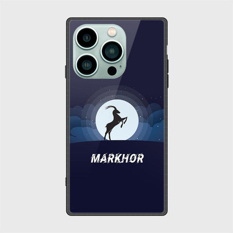 iPhone 14 Pro Max Cover - Markhor Series - HQ Ultra Shine Premium Infinity Glass Soft Silicon Borders Case