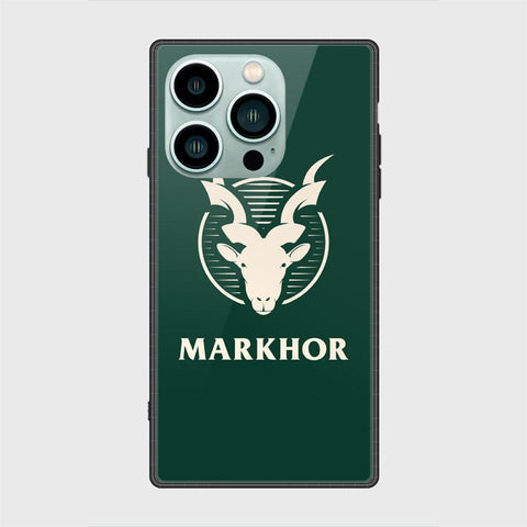 iPhone 14 Pro Max Cover - Markhor Series - HQ Ultra Shine Premium Infinity Glass Soft Silicon Borders Case