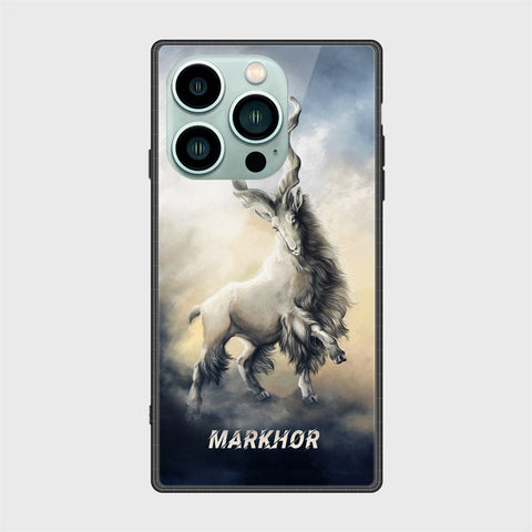 iPhone 14 Pro Max Cover - Markhor Series - HQ Ultra Shine Premium Infinity Glass Soft Silicon Borders Case