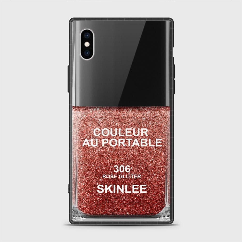 iPhone X Cover - Couleur Au Portable Series - HQ Ultra Shine Premium Infinity Glass Soft Silicon Borders Case