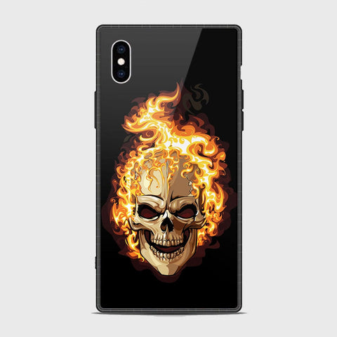 iPhone XS Max Cover - Stellar Series - HQ Ultra Shine Premium Infinity Glass Soft Silicon Borders Case