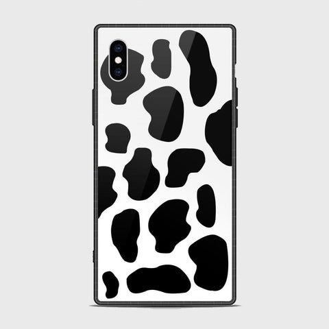 iPhone XS / X Cover - Vanilla Dream Series - HQ Ultra Shine Premium Infinity Glass Soft Silicon Borders Case