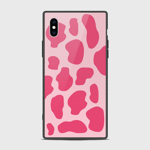 iPhone XS / X Cover - Vanilla Dream Series - HQ Ultra Shine Premium Infinity Glass Soft Silicon Borders Case