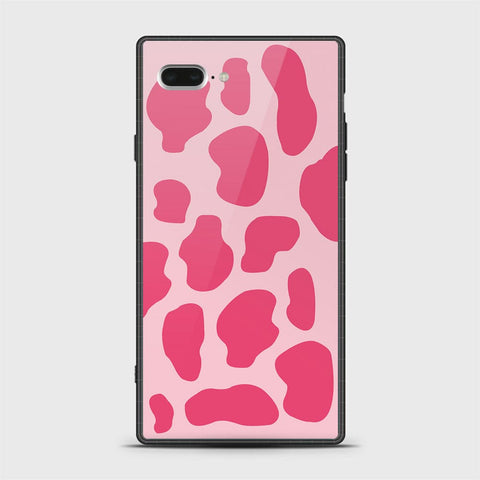 iPhone 8 Plus / 7 Plus Cover - Vanilla Dream Series - HQ Ultra Shine Premium Infinity Glass Soft Silicon Borders Case