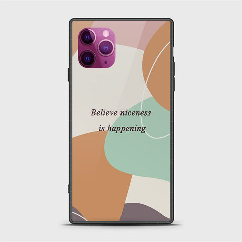 iPhone 11 Pro Cover - Happy Series - HQ Ultra Shine Premium Infinity Glass Soft Silicon Borders Case