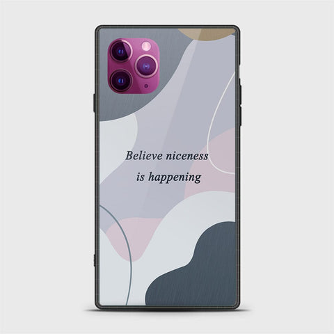 iPhone 11 Pro Cover - Happy Series - HQ Ultra Shine Premium Infinity Glass Soft Silicon Borders Case