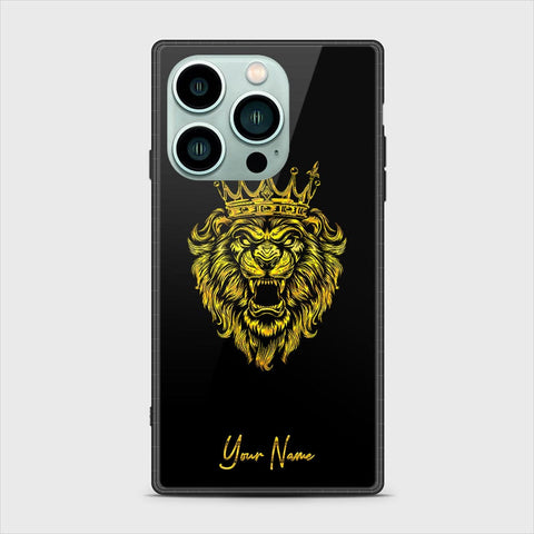 iPhone 14 Pro Cover - Gold Series - HQ Ultra Shine Premium Infinity Glass Soft Silicon Borders Case