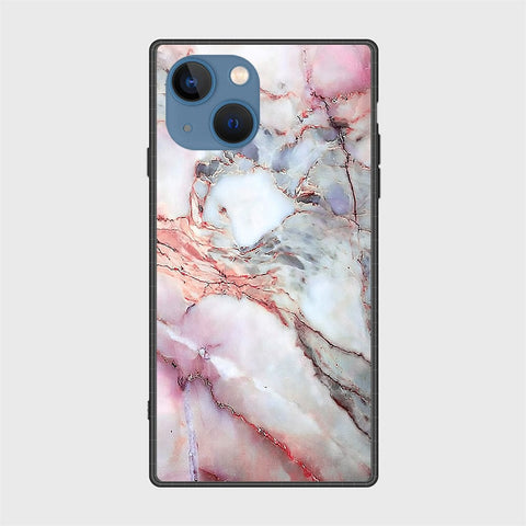 iPhone 13 Cover- Colorful Marble Series - HQ Ultra Shine Premium Infinity Glass Soft Silicon Borders Case