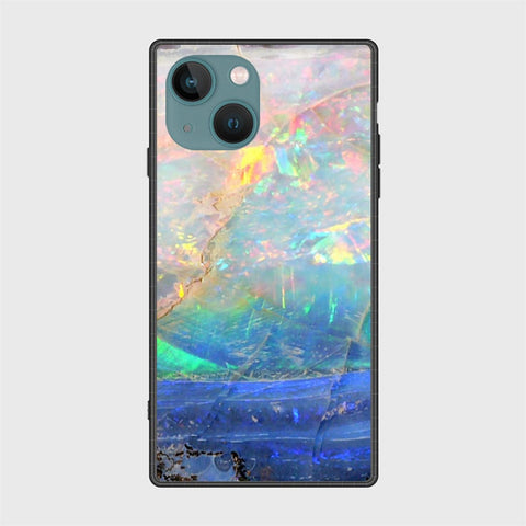 iPhone 14 Plus Cover- Colorful Marble Series - HQ Ultra Shine Premium Infinity Glass Soft Silicon Borders Case