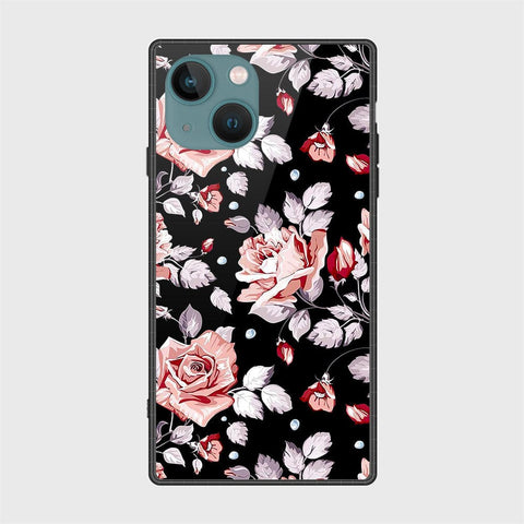 iPhone 14 Plus Cover- Floral Series - HQ Ultra Shine Premium Infinity Glass Soft Silicon Borders Case