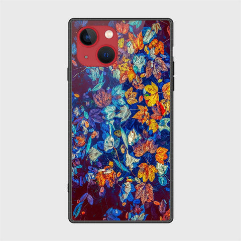 iPhone 13 Mini Cover- Floral Series 2 - HQ Ultra Shine Premium Infinity Glass Soft Silicon Borders Case