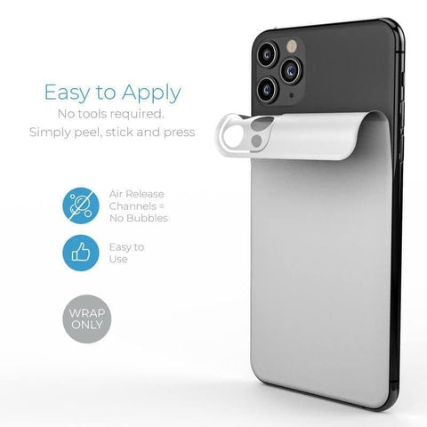 iPhone X Back Skins - Material Series - Glitter, Leather, Wood, Carbon Fiber etc - Only Back No Sides