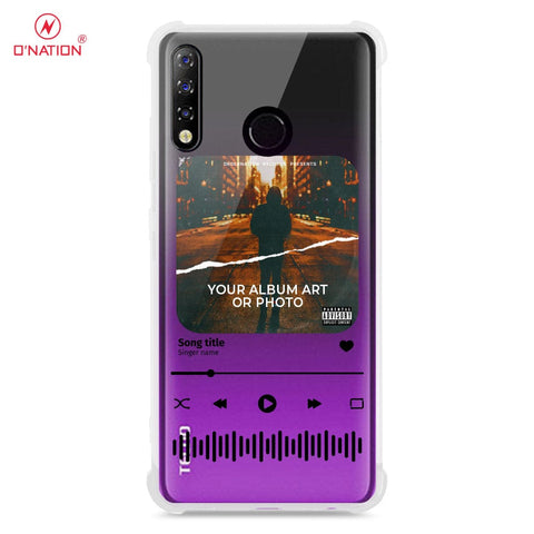 Tecno Spark 4 Cover - Personalised Album Art Series - 4 Designs - Clear Phone Case - Soft Silicon Borders