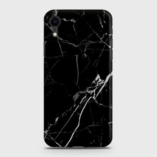 iPhone XR - Black Modern Classic Marble Printed Hard Case (Fast Delivery)