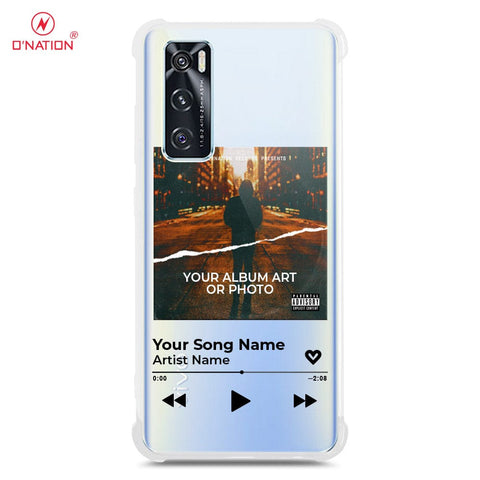 Vivo V20 SE Cover - Personalised Album Art Series - 4 Designs - Clear Phone Case - Soft Silicon Borders