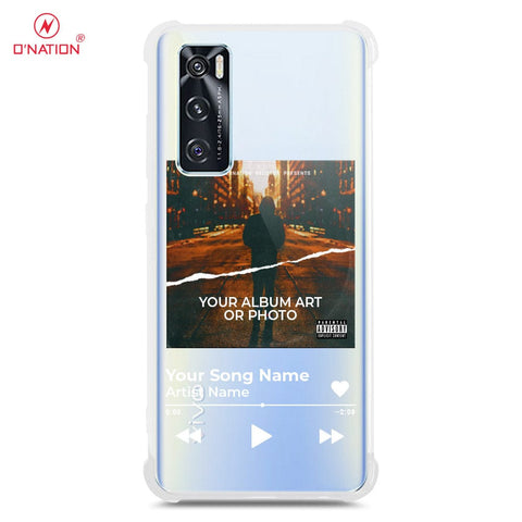 Vivo V20 SE Cover - Personalised Album Art Series - 4 Designs - Clear Phone Case - Soft Silicon Borders