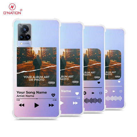 Vivo V21 Cover - Personalised Album Art Series - 4 Designs - Clear Phone Case - Soft Silicon Borders