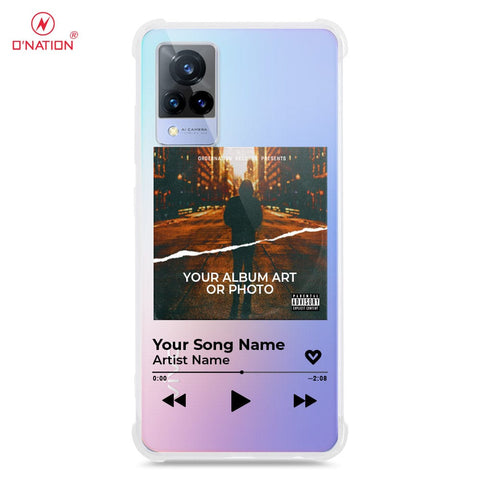 Vivo V21 Cover - Personalised Album Art Series - 4 Designs - Clear Phone Case - Soft Silicon Borders