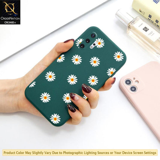 Samsung Galaxy Note 10 Plus Cover - ONation Daisy Series - HQ Liquid Silicone Elegant Colors Camera Protection Soft Case (Fast Delivery)