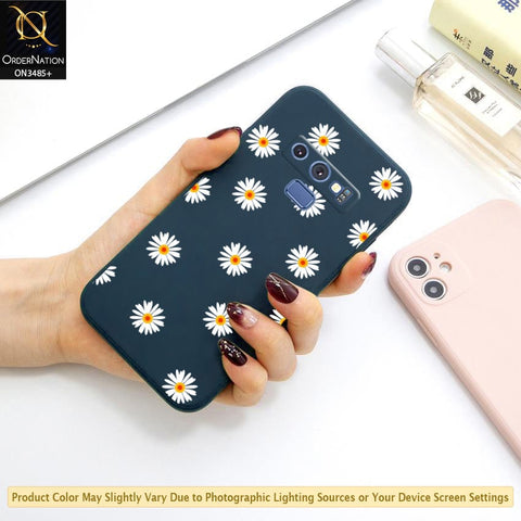 Samsung Galaxy Note 9 Cover - ONation Daisy Series - HQ Liquid Silicone Elegant Colors Camera Protection Soft Case