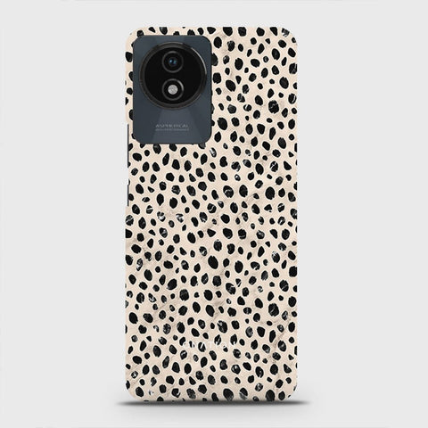 Vivo Y02A  Cover - Bold Dots Series - Matte Finish - Snap On Hard Case with LifeTime Colors Guarantee