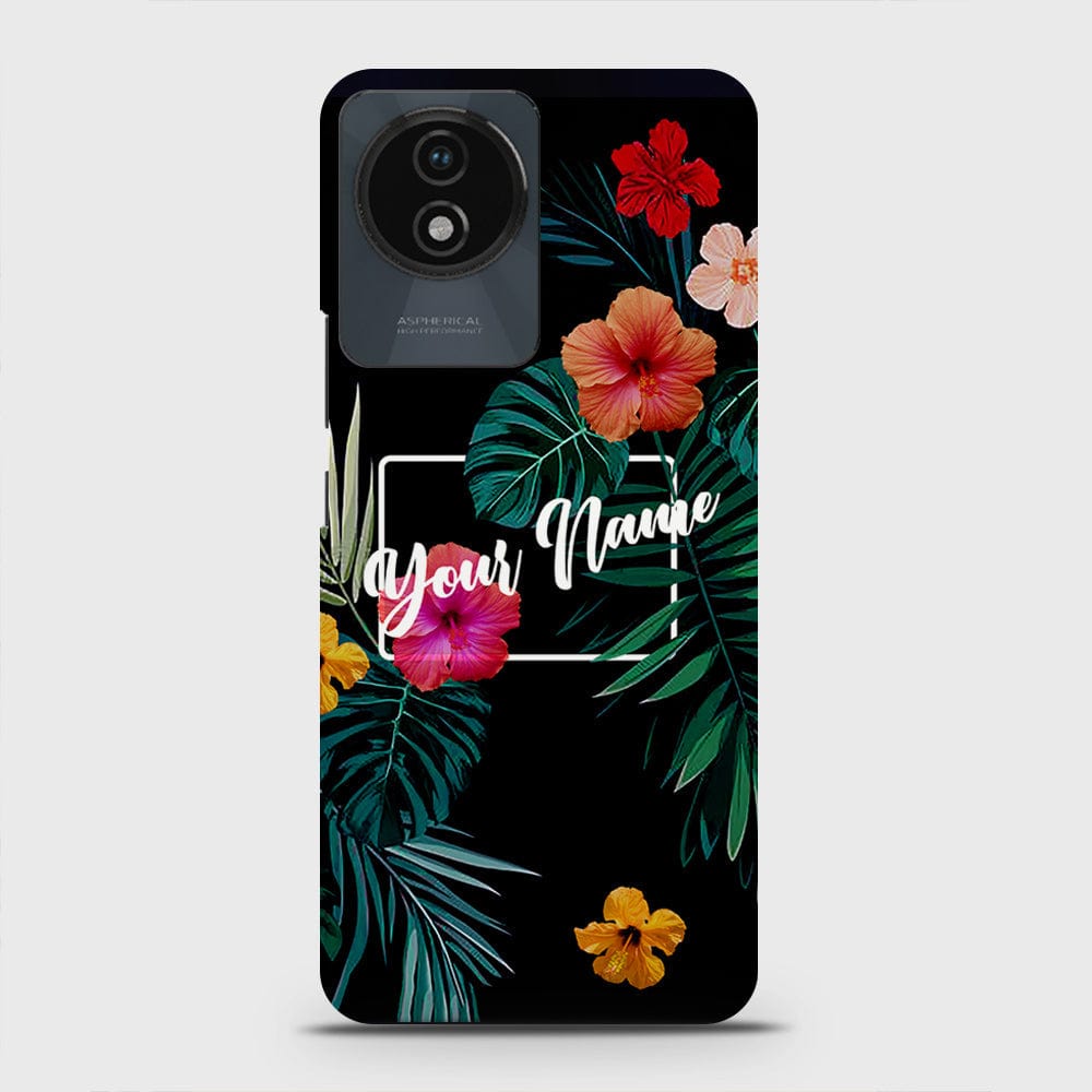 Vivo Y02t  Cover - Floral Series - Matte Finish - Snap On Hard Case with LifeTime Colors Guarantee