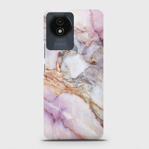 Vivo Y11 2023 Cover - Violet Sky Marble Trendy Printed Hard Case with Life Time Colors Guarantee