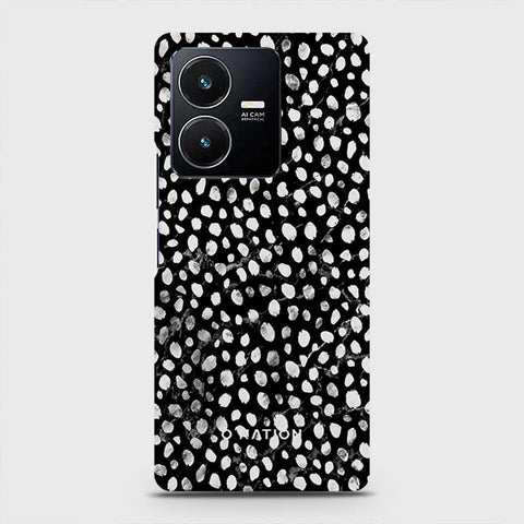 Vivo Y22  Cover - Bold Dots Series - Matte Finish - Snap On Hard Case with LifeTime Colors Guarantee