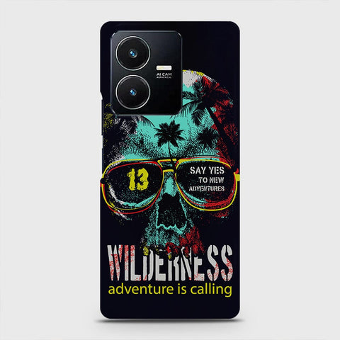 Vivo Y22  Cover - Adventure Series - Matte Finish - Snap On Hard Case with LifeTime Colors Guarantee