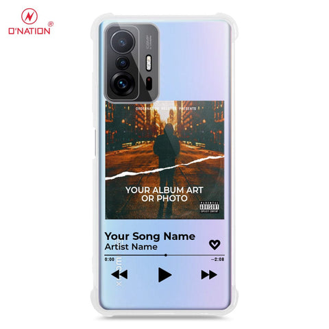 Xiaomi 11T Cover - Personalised Album Art Series - 4 Designs - Clear Phone Case - Soft Silicon Borders