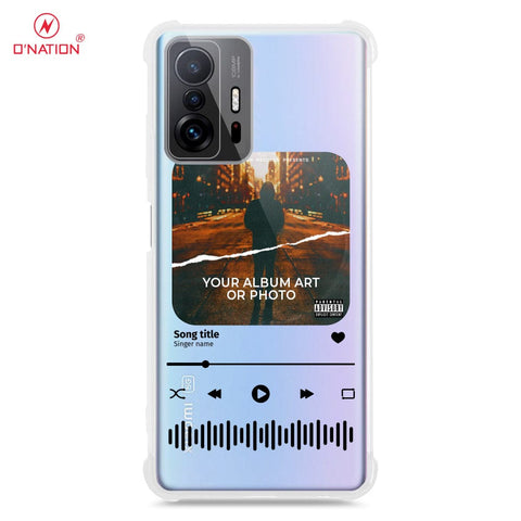 Xiaomi 11T Cover - Personalised Album Art Series - 4 Designs - Clear Phone Case - Soft Silicon Borders