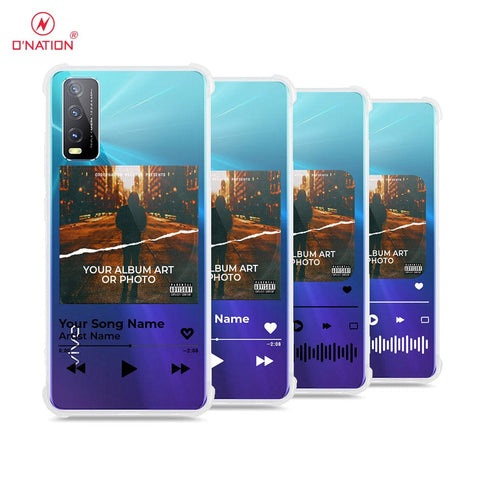 Vivo Y20A Cover - Personalised Album Art Series - 4 Designs - Clear Phone Case - Soft Silicon Borders