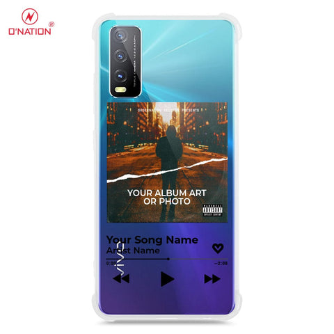 Vivo Y20A Cover - Personalised Album Art Series - 4 Designs - Clear Phone Case - Soft Silicon Borders