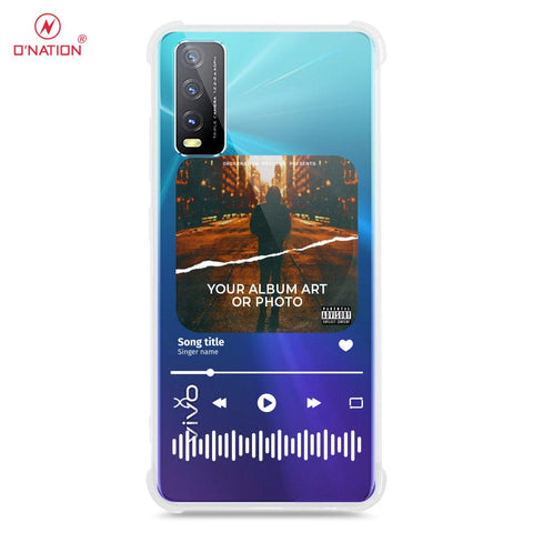 Vivo Y20A Cover - Personalised Album Art Series - 4 Designs - Clear Phone Case - Soft Silicon Borders