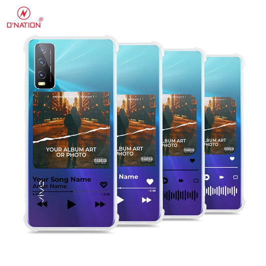 Vivo Y20T Cover - Personalised Album Art Series - 4 Designs - Clear Phone Case - Soft Silicon Borders