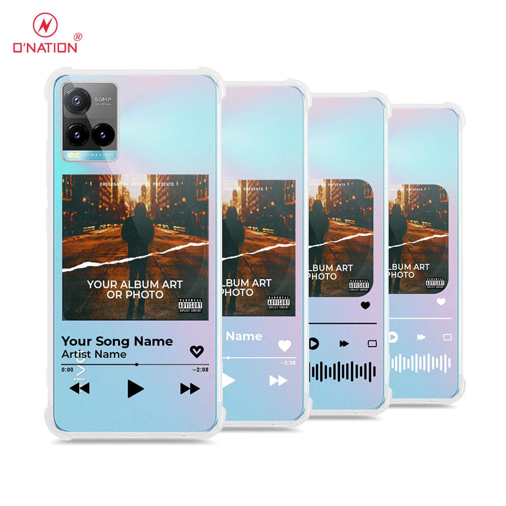 Vivo Y21s Cover - Personalised Album Art Series - 4 Designs - Clear Phone Case - Soft Silicon Borders