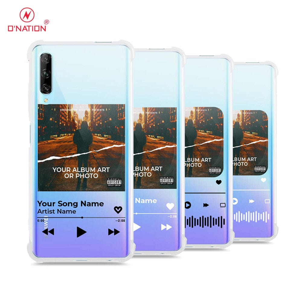 Huawei Y9s Cover - Personalised Album Art Series - 4 Designs - Clear Phone Case - Soft Silicon Borders